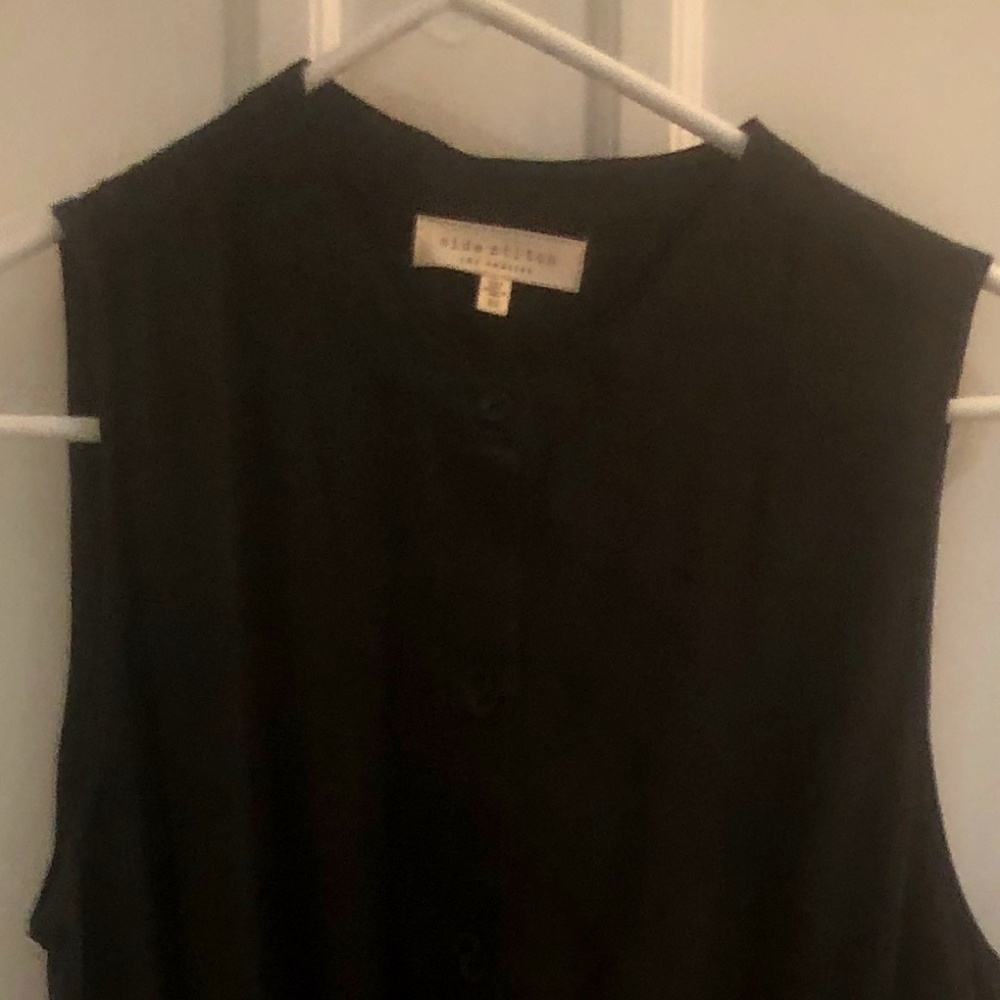 Side Stich Black Sleeveless Jumpsuit NWOT